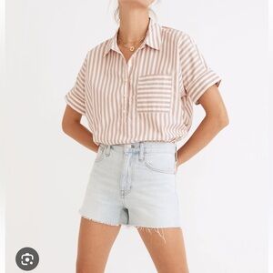 Madewell Light Blue Jean Shorts